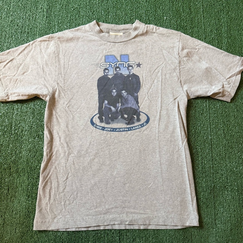 NSYNC Shirt Vintage 90s Timberlake  Band Concert Music  Tee Shirt YOUTH large